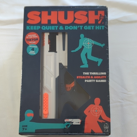 SHUSH Other - Stealth & Agility Blaster Game - Black and Orange. New In Package!!!